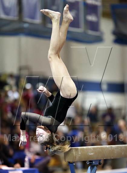 Thumbnail 3 in CHSAA 5A State Gymnastics Championships photogallery.