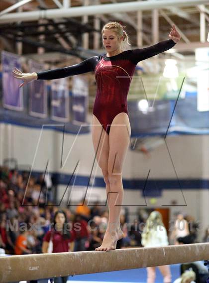 Thumbnail 1 in CHSAA 5A State Gymnastics Championships photogallery.