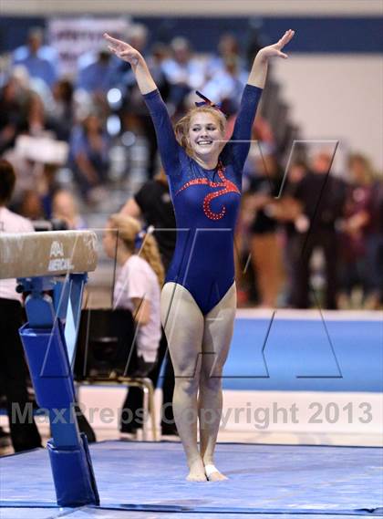 Thumbnail 3 in CHSAA 5A State Gymnastics Championships photogallery.