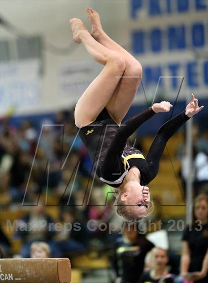 Thumbnail 3 in CHSAA 5A State Gymnastics Championships photogallery.