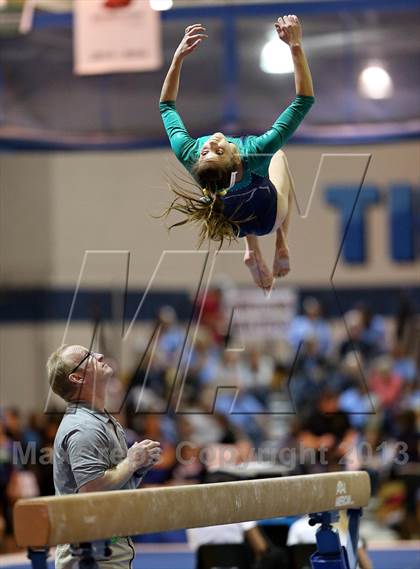 Thumbnail 3 in CHSAA 5A State Gymnastics Championships photogallery.