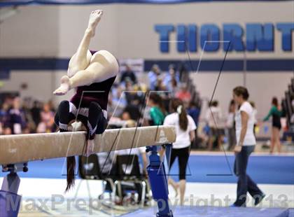 Thumbnail 1 in CHSAA 5A State Gymnastics Championships photogallery.