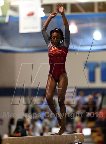 Thumbnail 3 in CHSAA 5A State Gymnastics Championships photogallery.