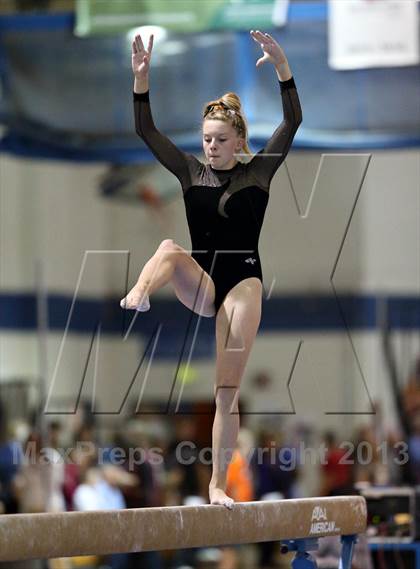 Thumbnail 3 in CHSAA 5A State Gymnastics Championships photogallery.
