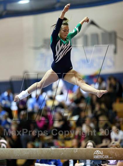 Thumbnail 3 in CHSAA 5A State Gymnastics Championships photogallery.