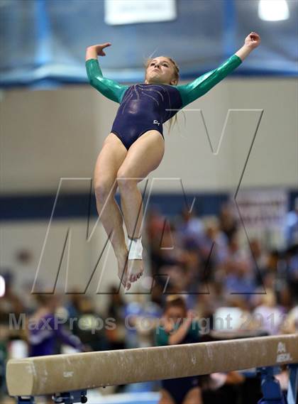 Thumbnail 3 in CHSAA 5A State Gymnastics Championships photogallery.