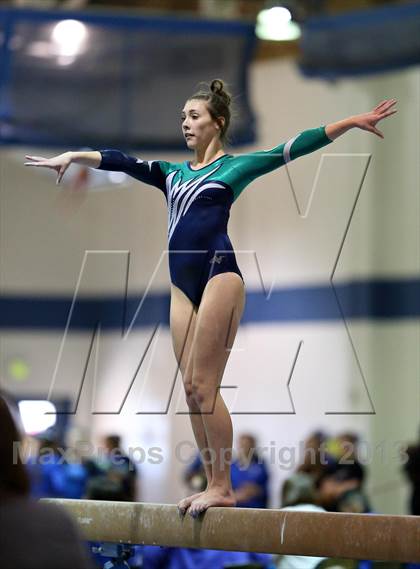 Thumbnail 3 in CHSAA 5A State Gymnastics Championships photogallery.