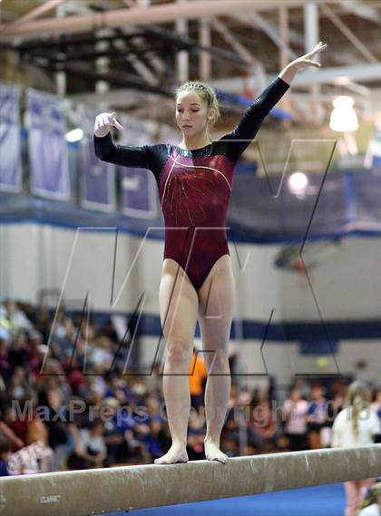 Thumbnail 1 in CHSAA 5A State Gymnastics Championships photogallery.