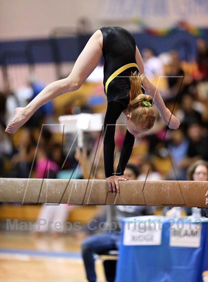 Thumbnail 3 in CHSAA 5A State Gymnastics Championships photogallery.