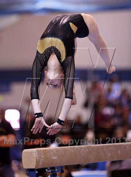 Thumbnail 1 in CHSAA 5A State Gymnastics Championships photogallery.