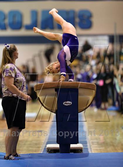 Thumbnail 2 in CHSAA 5A State Gymnastics Championships photogallery.