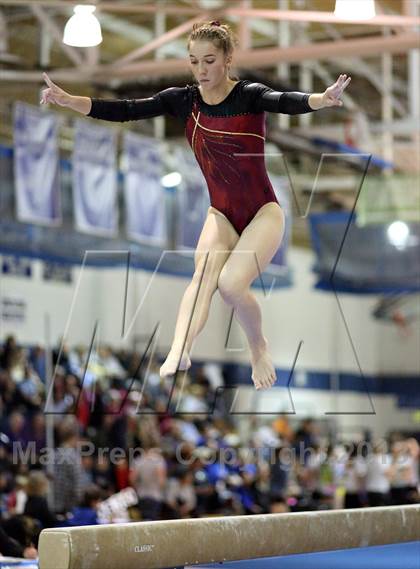 Thumbnail 3 in CHSAA 5A State Gymnastics Championships photogallery.