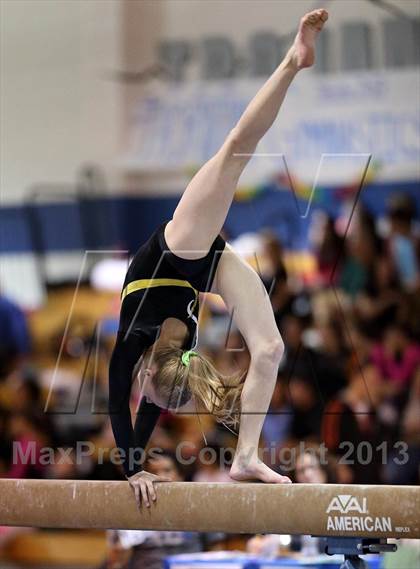 Thumbnail 2 in CHSAA 5A State Gymnastics Championships photogallery.