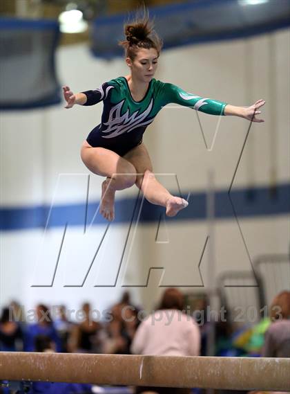 Thumbnail 3 in CHSAA 5A State Gymnastics Championships photogallery.