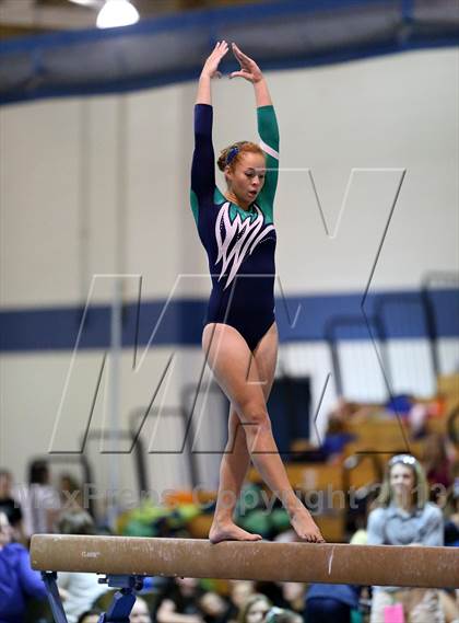 Thumbnail 1 in CHSAA 5A State Gymnastics Championships photogallery.