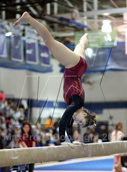 Thumbnail 3 in CHSAA 5A State Gymnastics Championships photogallery.