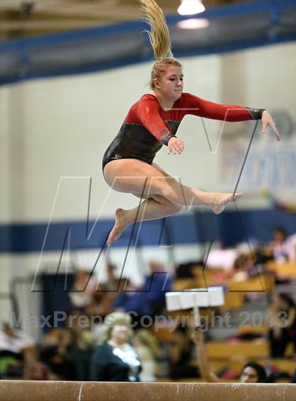 Thumbnail 2 in CHSAA 5A State Gymnastics Championships photogallery.