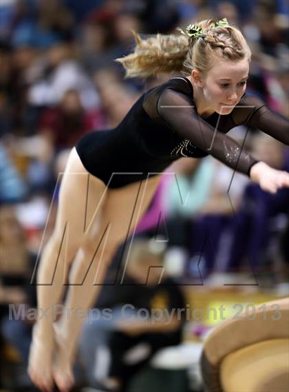 Thumbnail 1 in CHSAA 5A State Gymnastics Championships photogallery.