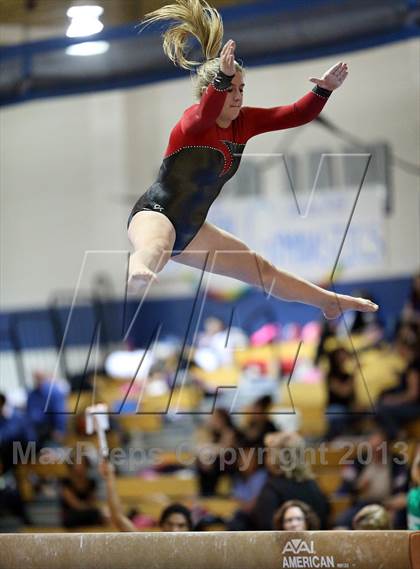 Thumbnail 1 in CHSAA 5A State Gymnastics Championships photogallery.