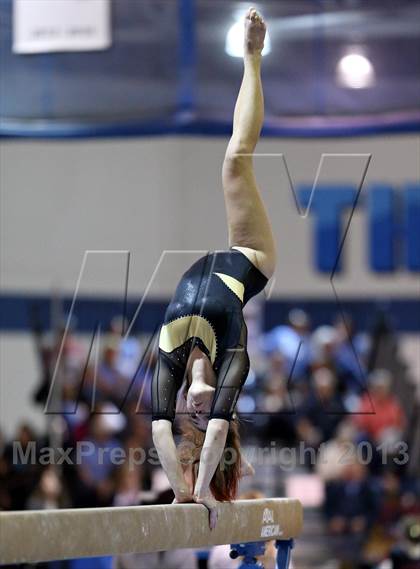 Thumbnail 1 in CHSAA 5A State Gymnastics Championships photogallery.