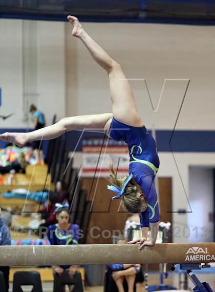 Thumbnail 1 in CHSAA 5A State Gymnastics Championships photogallery.