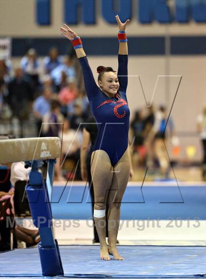 Thumbnail 1 in CHSAA 5A State Gymnastics Championships photogallery.