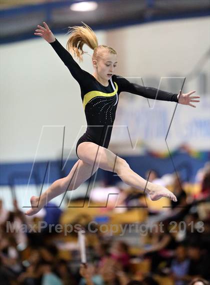 Thumbnail 3 in CHSAA 5A State Gymnastics Championships photogallery.