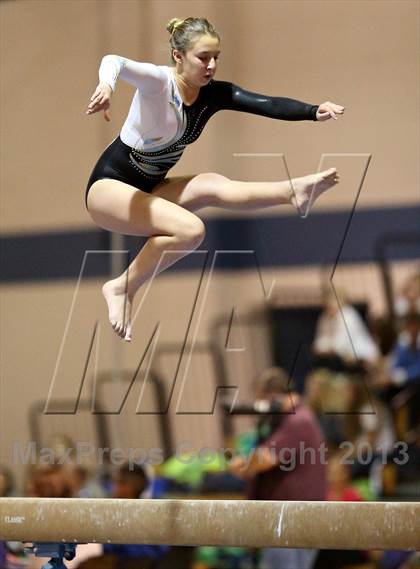 Thumbnail 3 in CHSAA 5A State Gymnastics Championships photogallery.