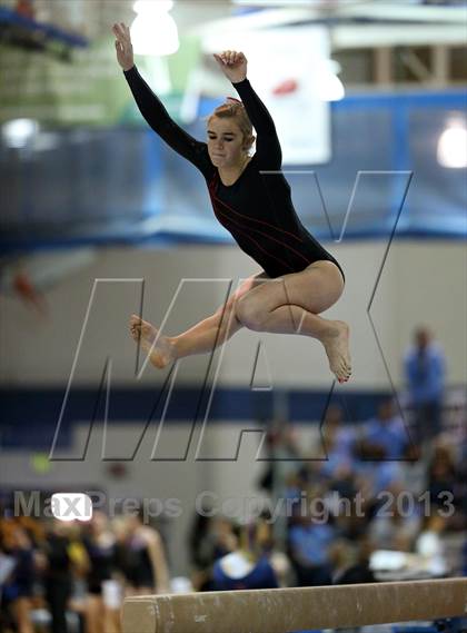 Thumbnail 3 in CHSAA 5A State Gymnastics Championships photogallery.