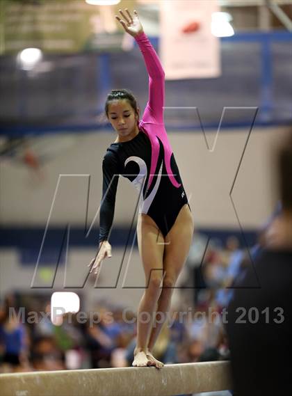 Thumbnail 1 in CHSAA 5A State Gymnastics Championships photogallery.