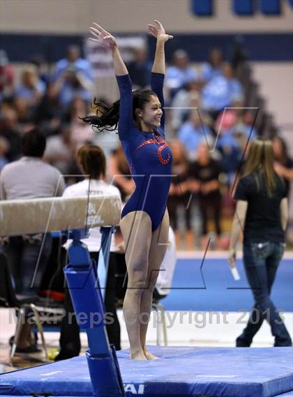 Thumbnail 3 in CHSAA 5A State Gymnastics Championships photogallery.