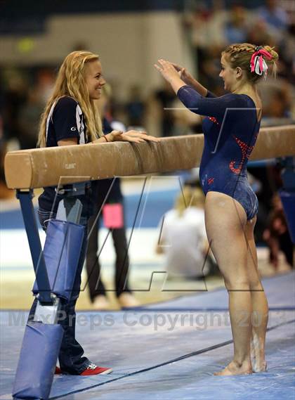 Thumbnail 2 in CHSAA 5A State Gymnastics Championships photogallery.