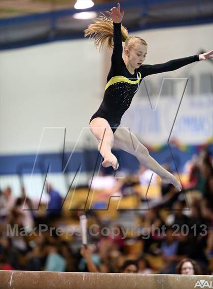 Thumbnail 1 in CHSAA 5A State Gymnastics Championships photogallery.