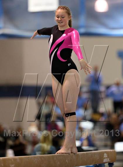 Thumbnail 3 in CHSAA 5A State Gymnastics Championships photogallery.