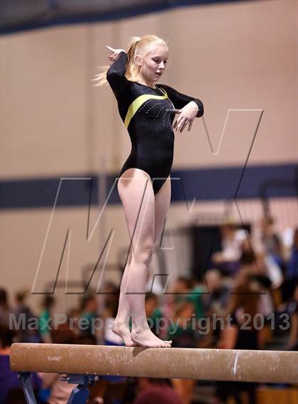 Thumbnail 2 in CHSAA 5A State Gymnastics Championships photogallery.