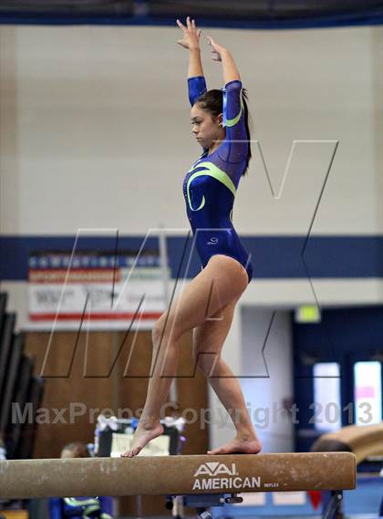 Thumbnail 3 in CHSAA 5A State Gymnastics Championships photogallery.
