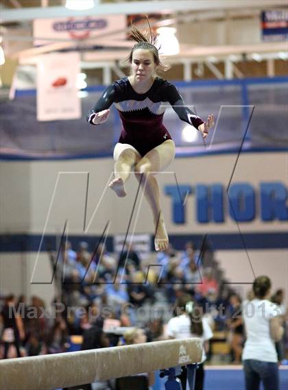 Thumbnail 3 in CHSAA 5A State Gymnastics Championships photogallery.