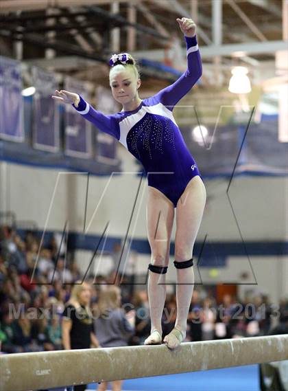 Thumbnail 1 in CHSAA 5A State Gymnastics Championships photogallery.