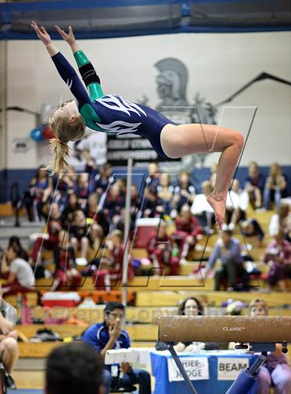 Thumbnail 3 in CHSAA 5A State Gymnastics Championships photogallery.