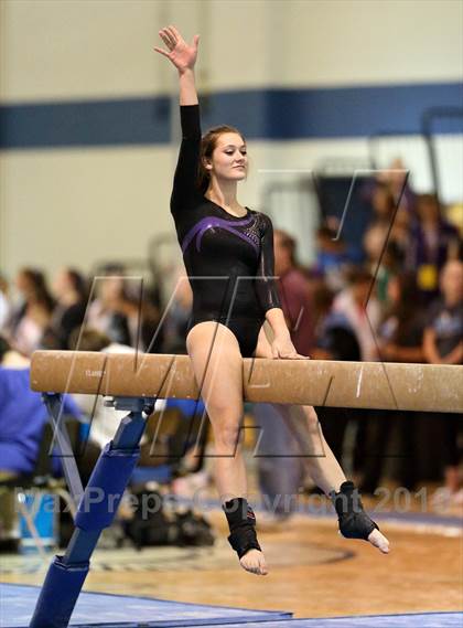 Thumbnail 2 in CHSAA 5A State Gymnastics Championships photogallery.