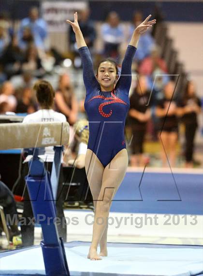 Thumbnail 3 in CHSAA 5A State Gymnastics Championships photogallery.