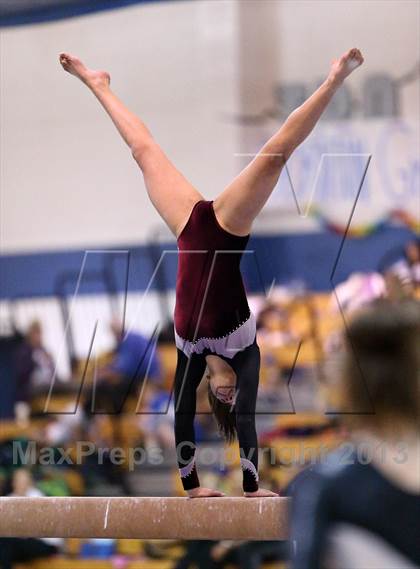 Thumbnail 2 in CHSAA 5A State Gymnastics Championships photogallery.