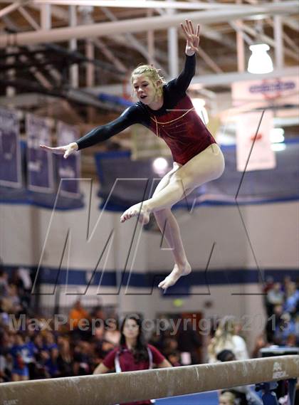 Thumbnail 3 in CHSAA 5A State Gymnastics Championships photogallery.