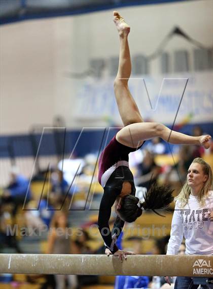 Thumbnail 1 in CHSAA 5A State Gymnastics Championships photogallery.