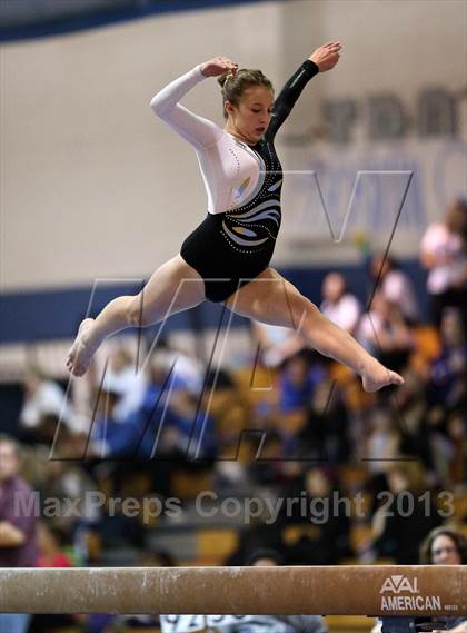 Thumbnail 1 in CHSAA 5A State Gymnastics Championships photogallery.