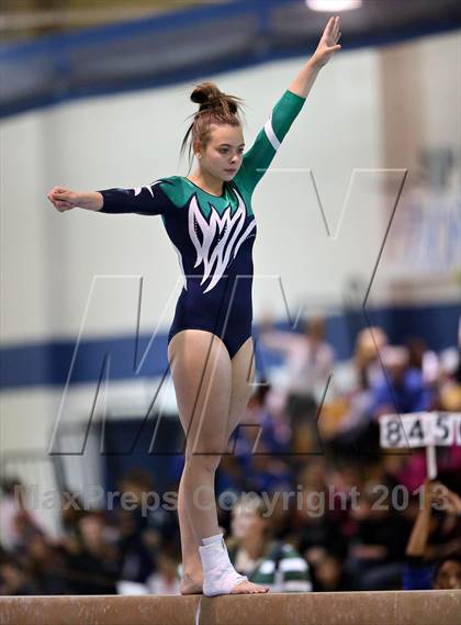 Thumbnail 3 in CHSAA 5A State Gymnastics Championships photogallery.