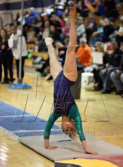 Thumbnail 1 in CHSAA 5A State Gymnastics Championships photogallery.