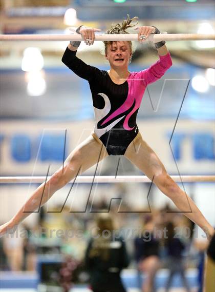 Thumbnail 3 in CHSAA 5A State Gymnastics Championships photogallery.