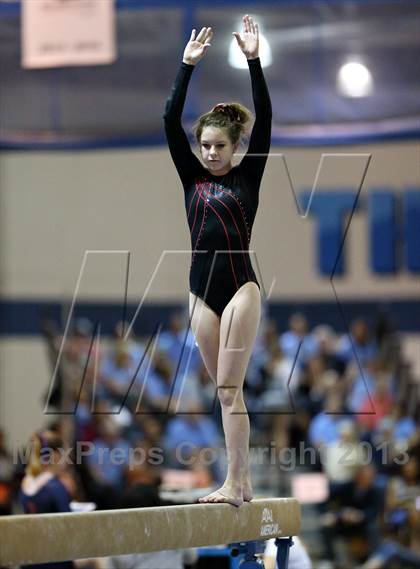 Thumbnail 1 in CHSAA 5A State Gymnastics Championships photogallery.