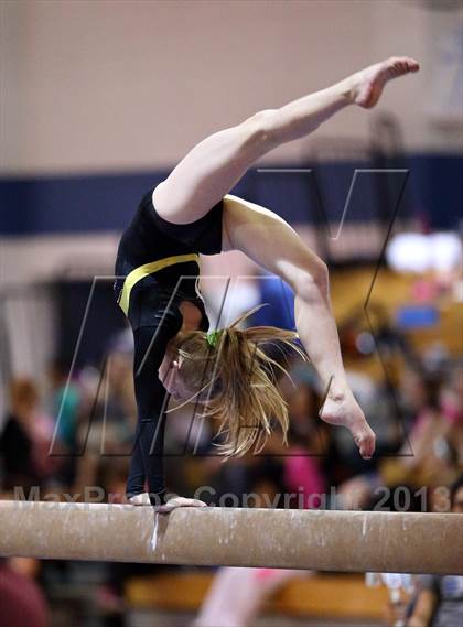 Thumbnail 3 in CHSAA 5A State Gymnastics Championships photogallery.